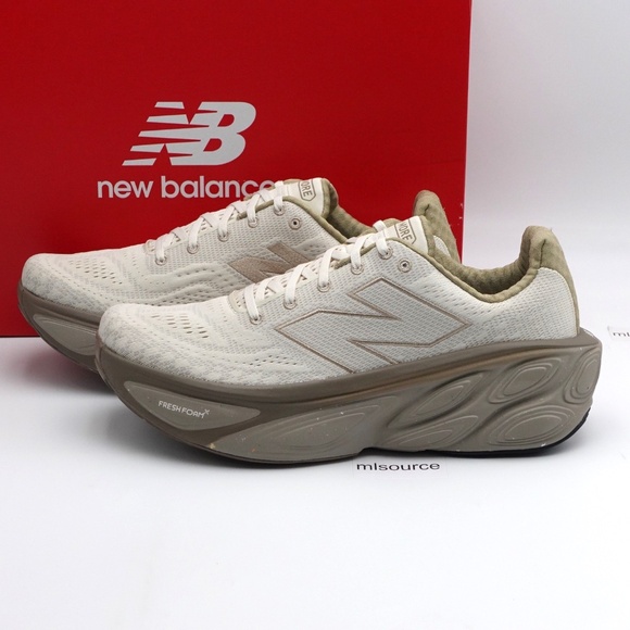 NEW Size 11.5 Men's New Balance Fresh Foam X More v5 Sneakers MMORHL5 Linen - Picture 1 of 7